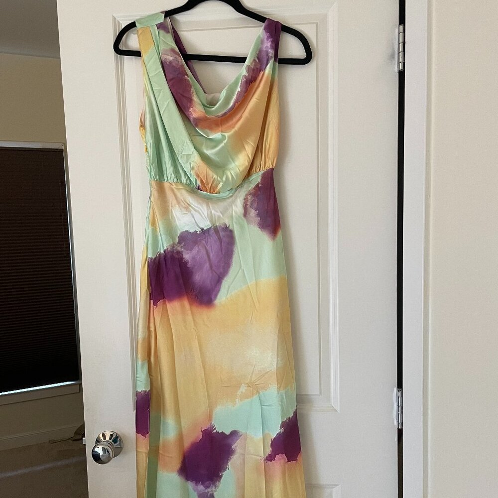 Multi-Colored Hello Molly Sleeveless Midi Dress